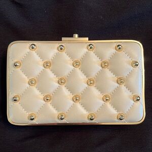 J. McLaughlin ivory clutch or purse.